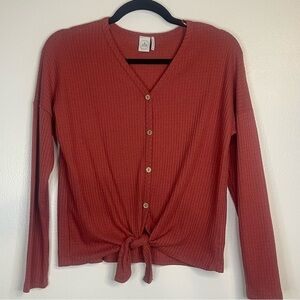 Anthropologie Paper Crane Thermal Knit Top